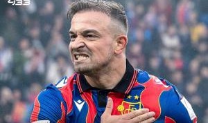 九游体育网页-宝刀不老！33岁沙奇里9分钟戴帽助巴塞尔取胜 本赛季47场22球22助